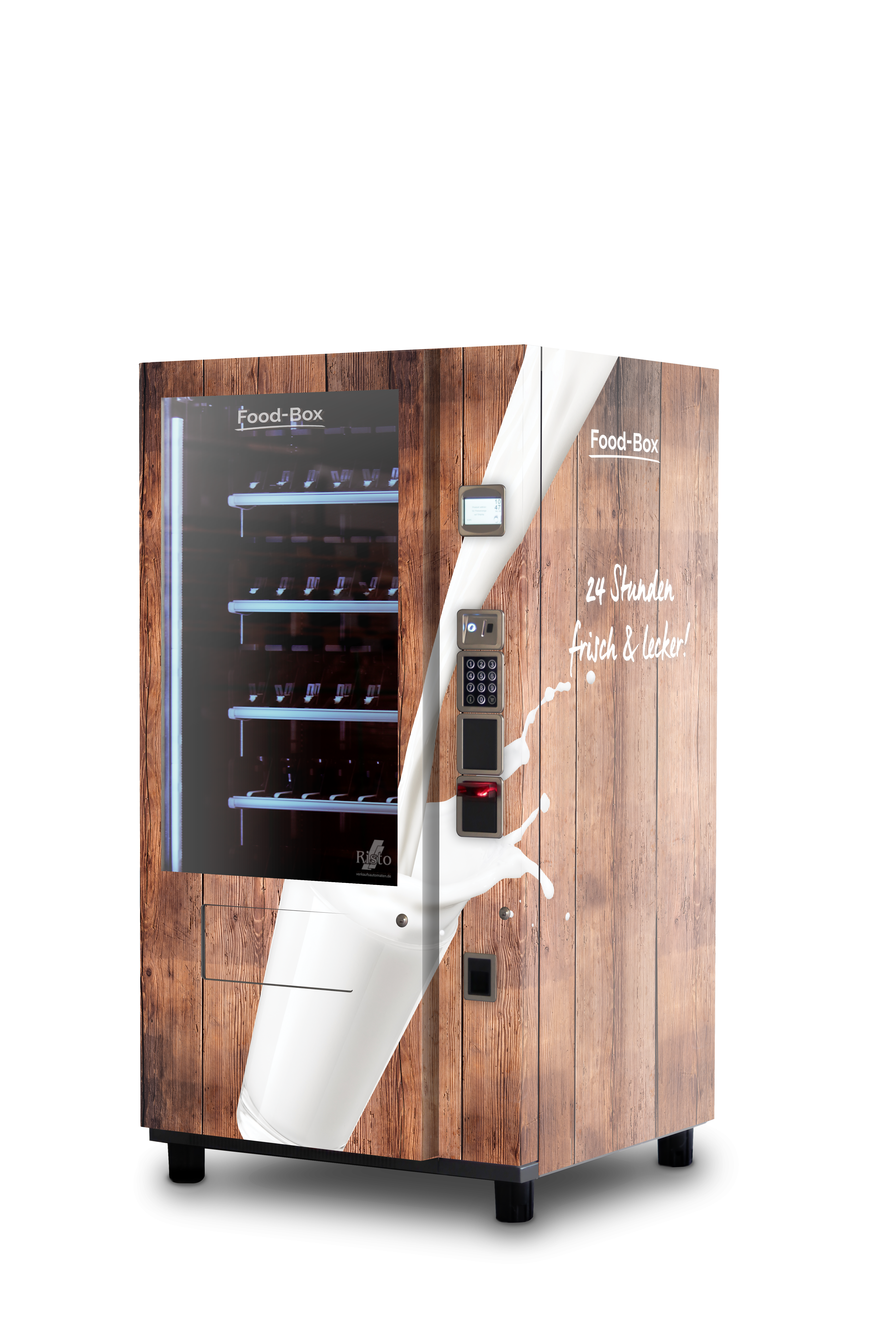 Getränkeautomat Design Milch Braun