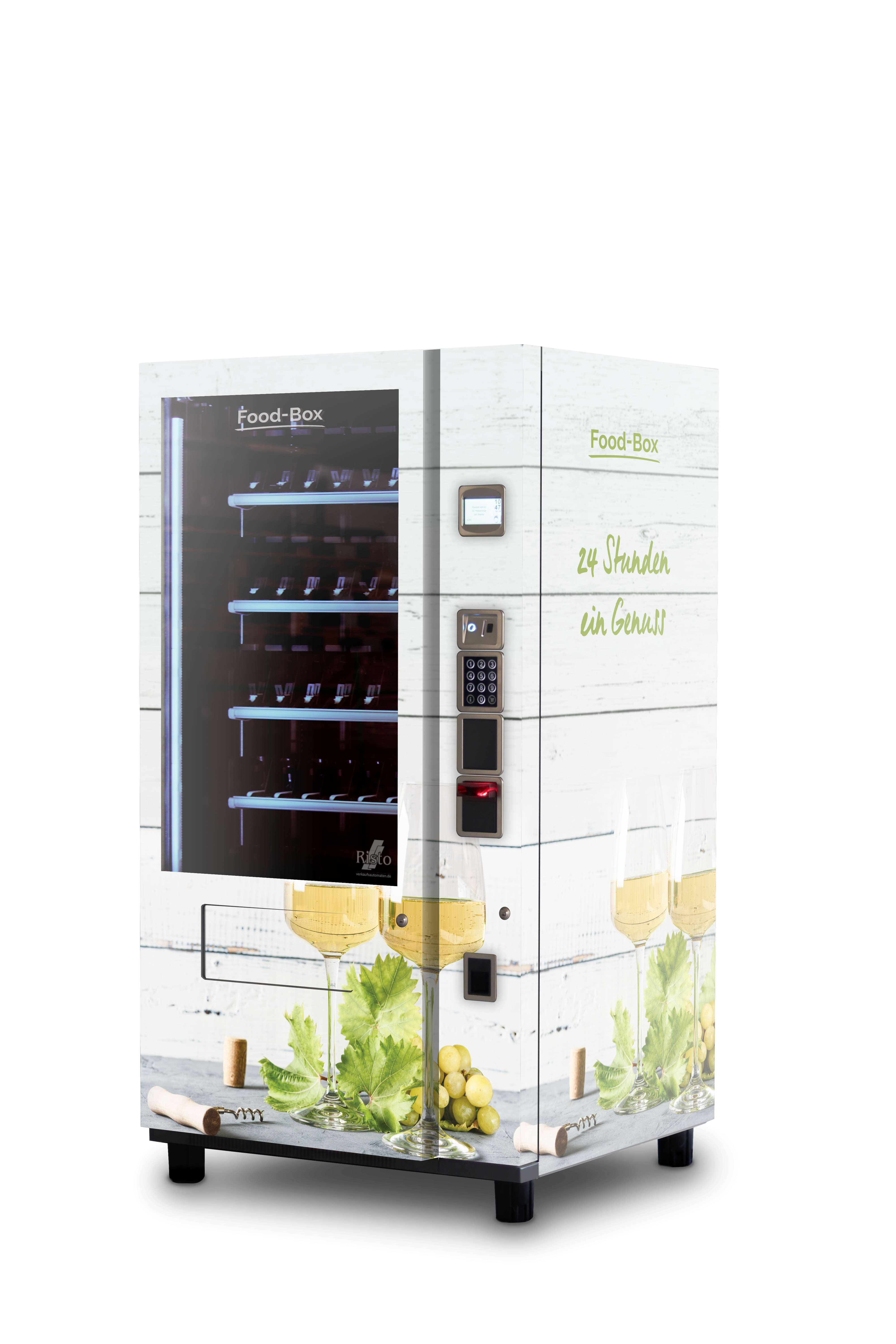 Weinautomat Design Weißwein