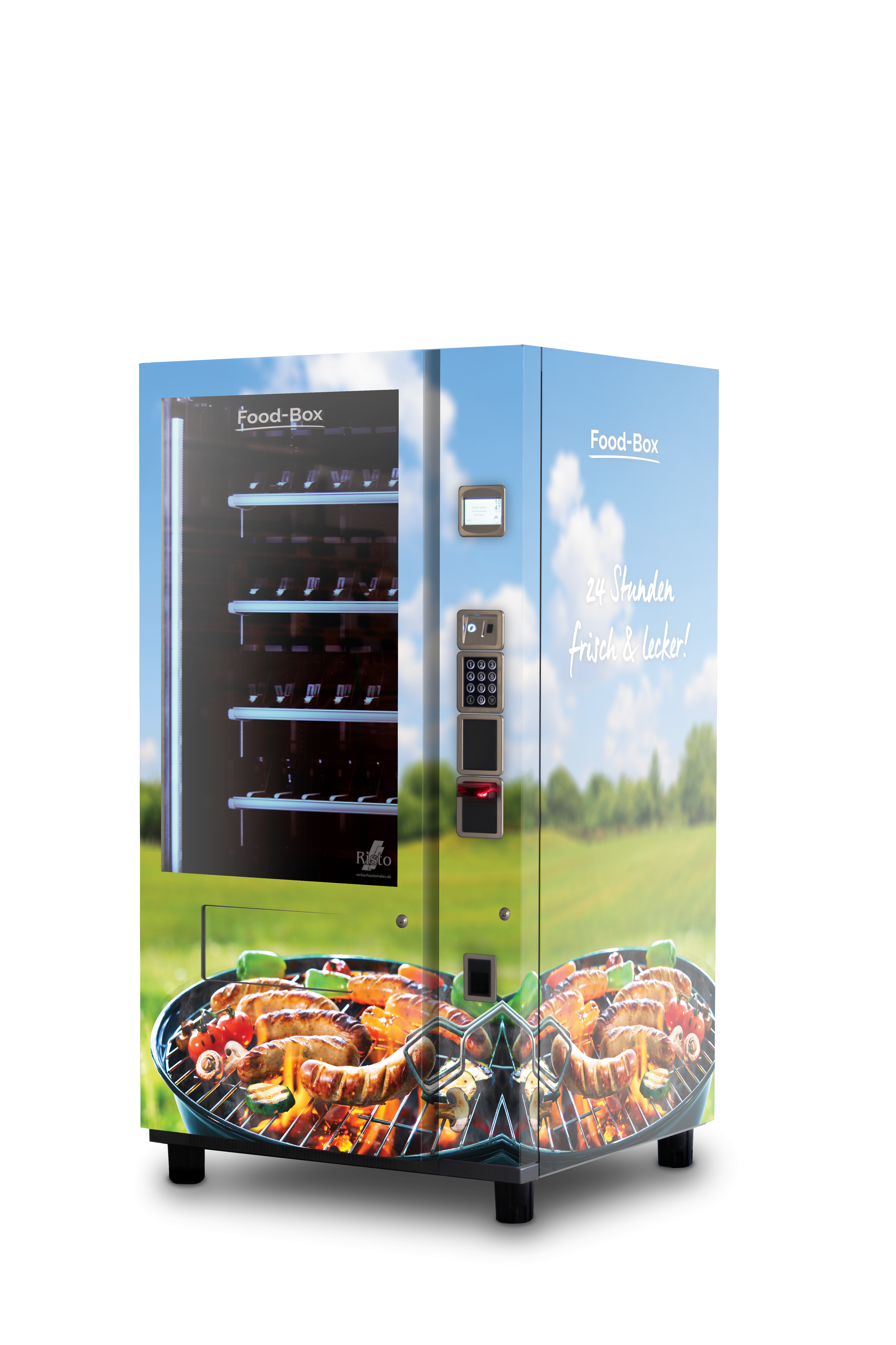 Wurstautomat Design BBQ Wurst Feld