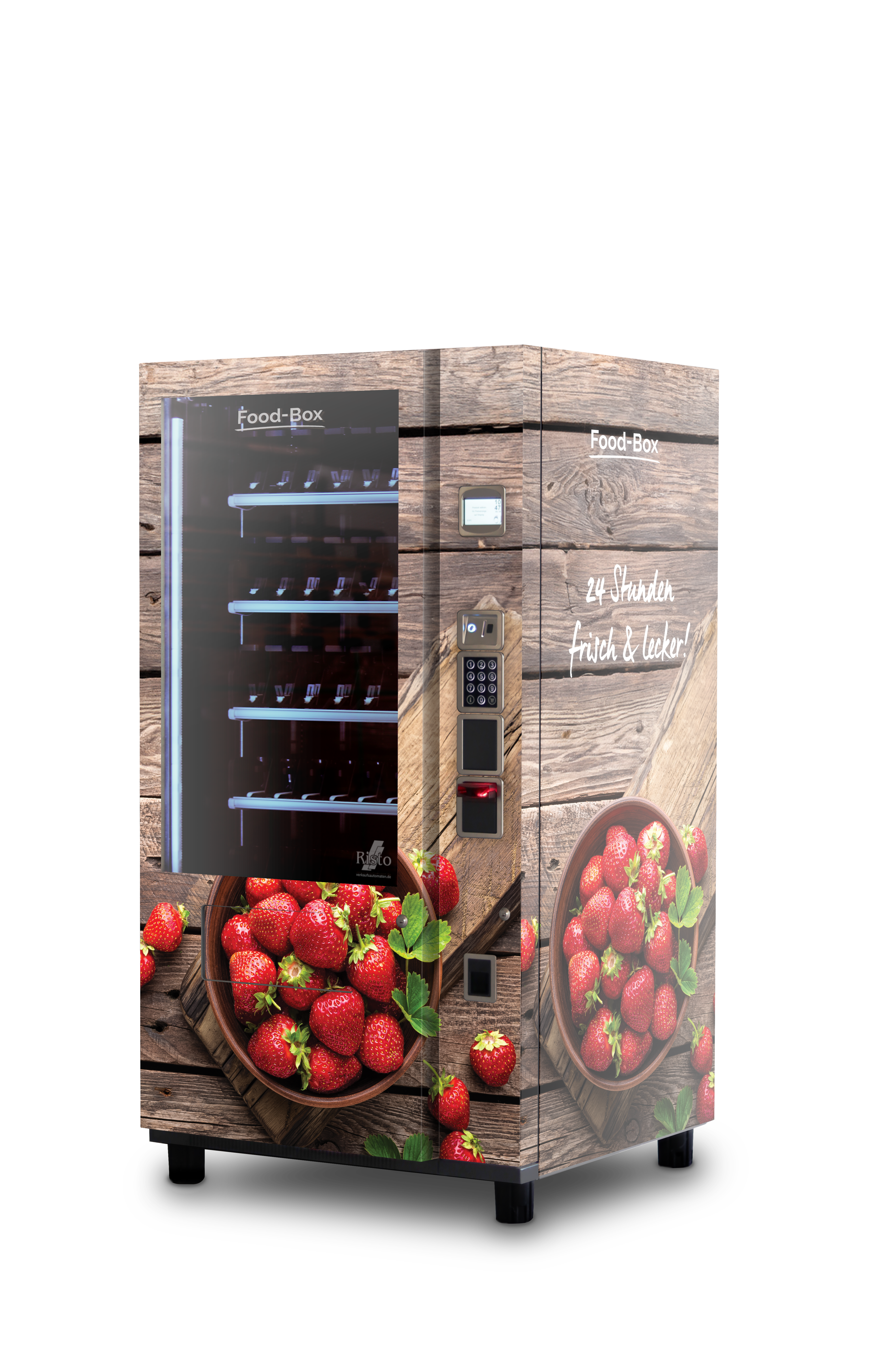 Verkaufsautomat für Erdbeeren