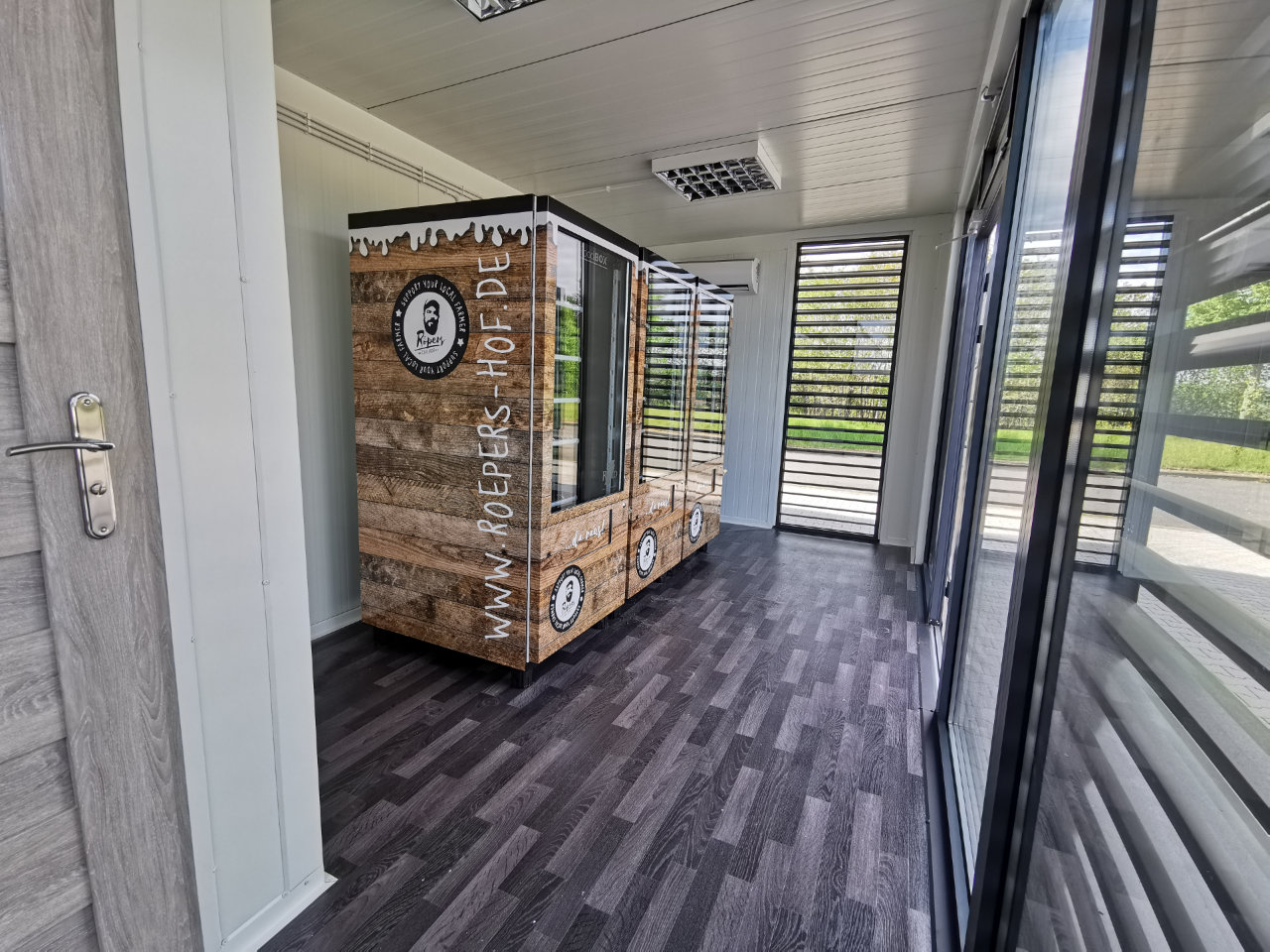 Verkaufsautomaten im Container