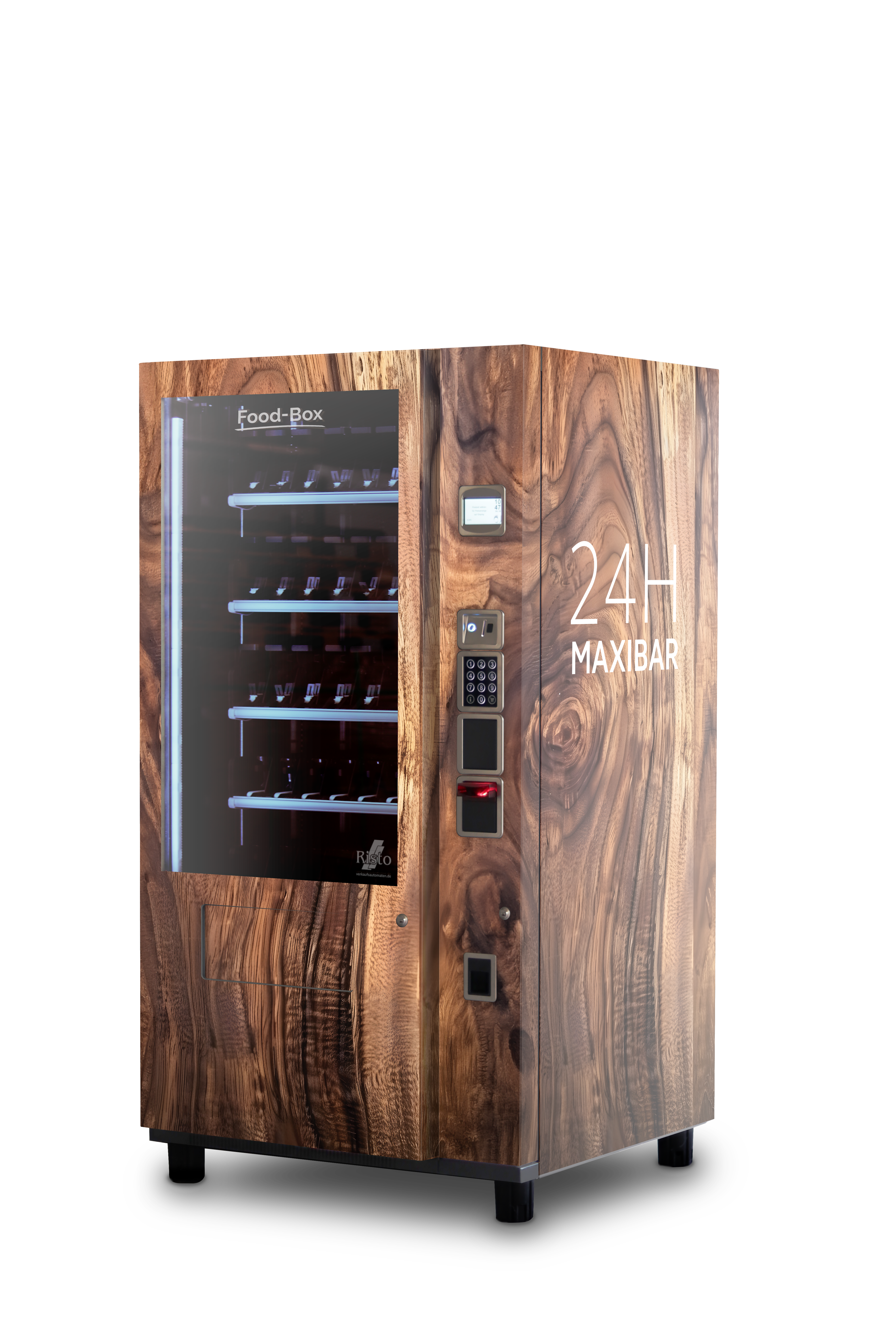 Hotelautomat mit Holzmuster
